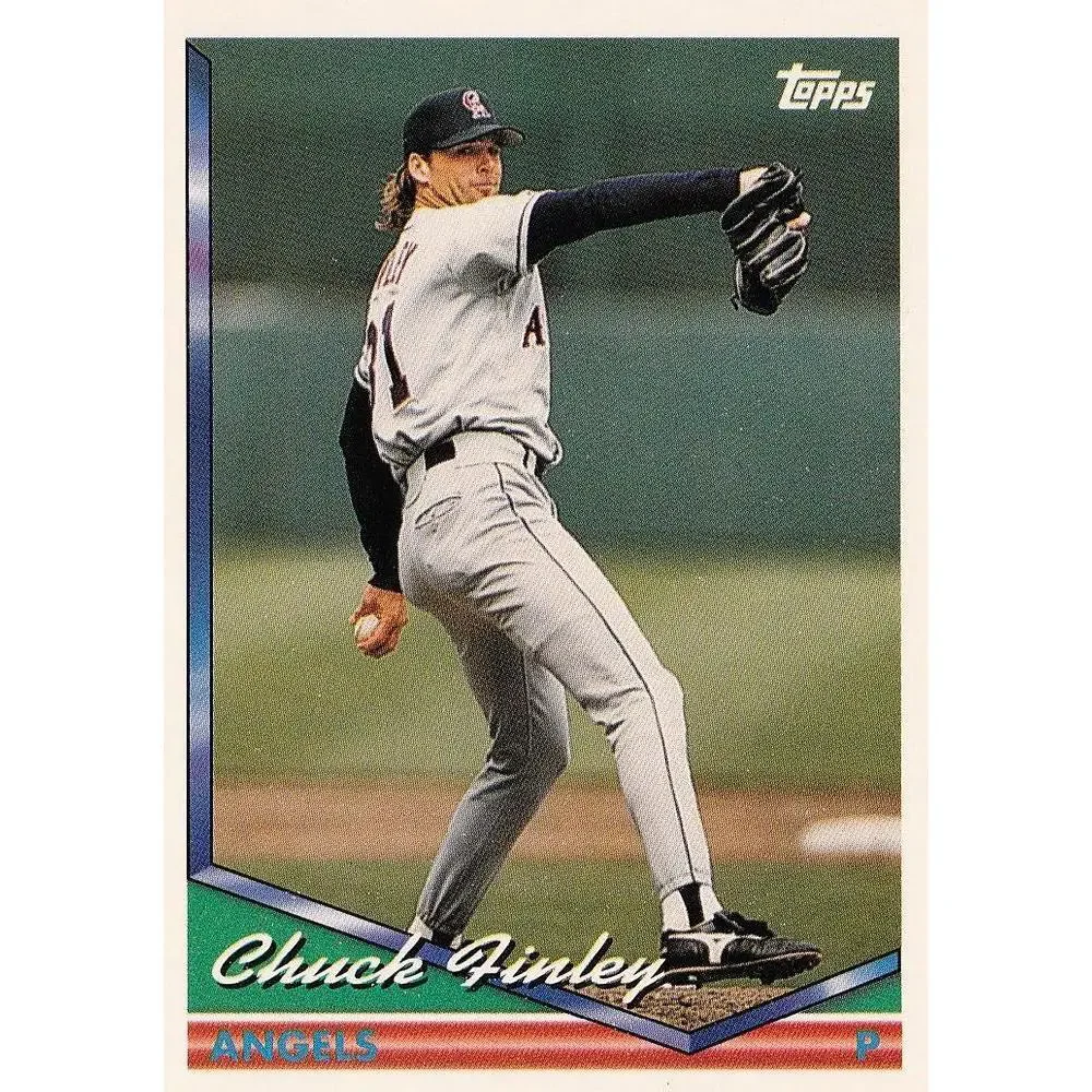1994 Topps Chuck Finley # 381 California Angels